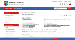 Desktop Screenshot of bip.powiatminski.pl
