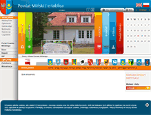Tablet Screenshot of ogloszenia.powiatminski.pl